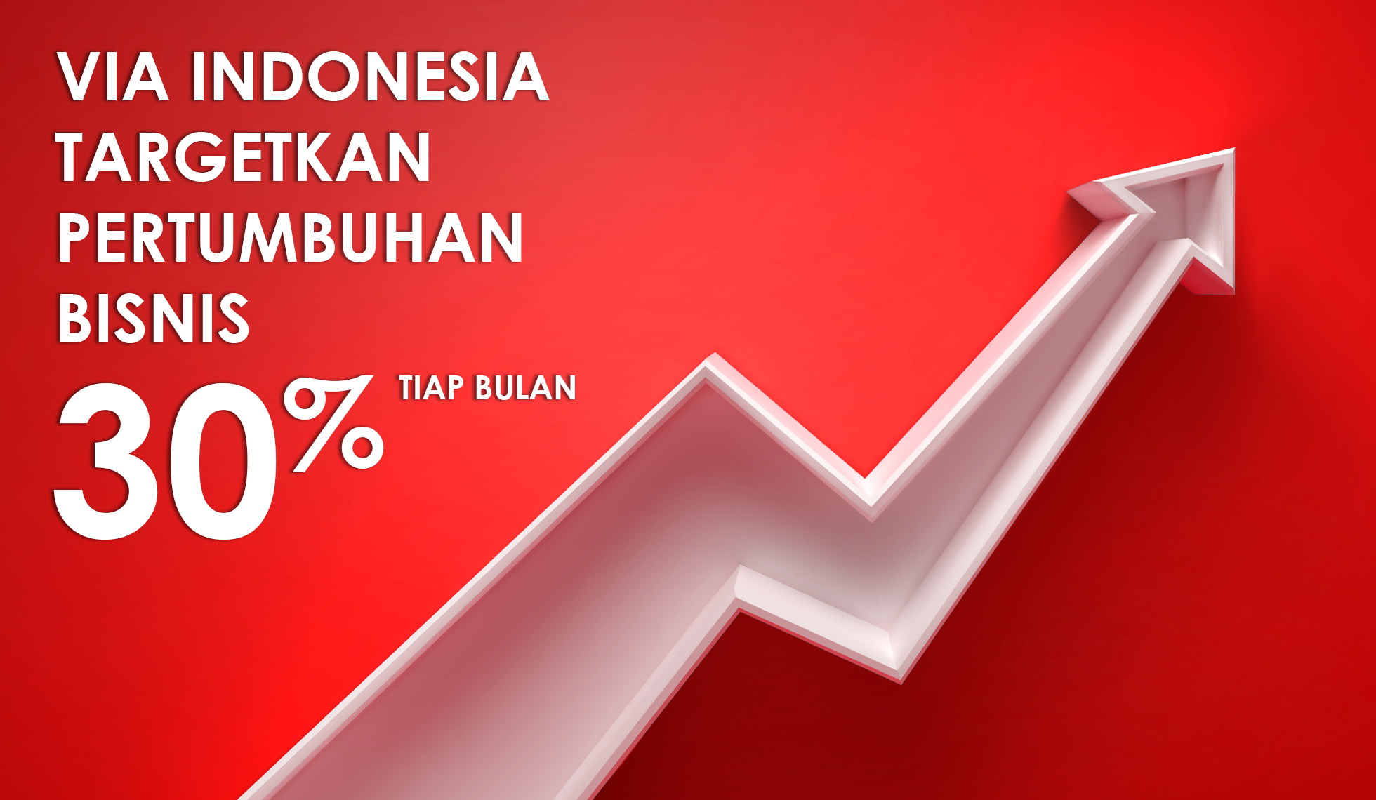 Via Indonesia Targetkan Pertumbuhan Bisnis 30% Tiap Bulan