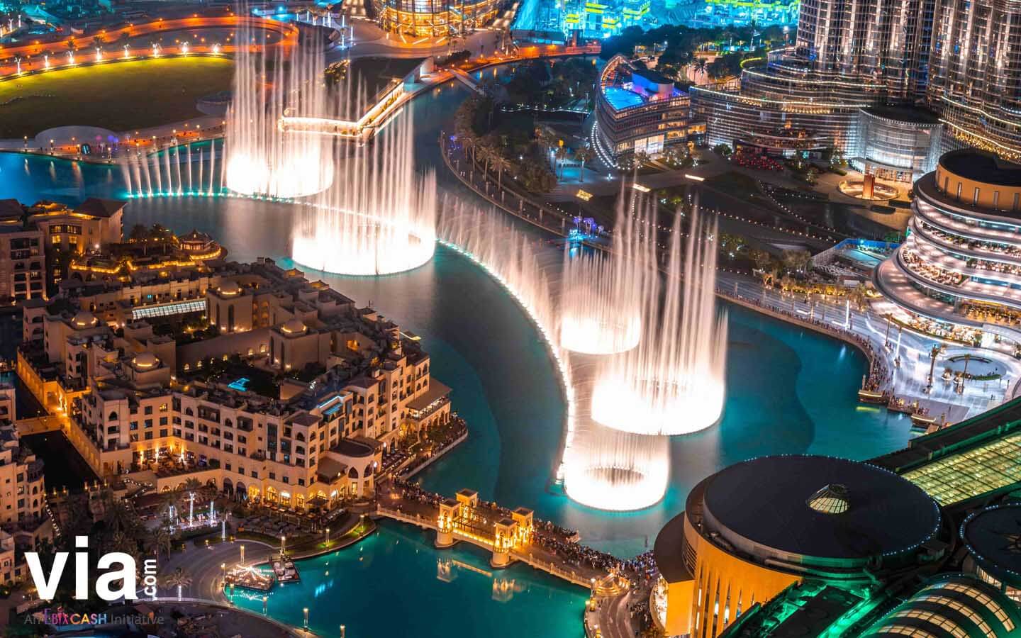 Nikmati Keindahan Dubai Fountain