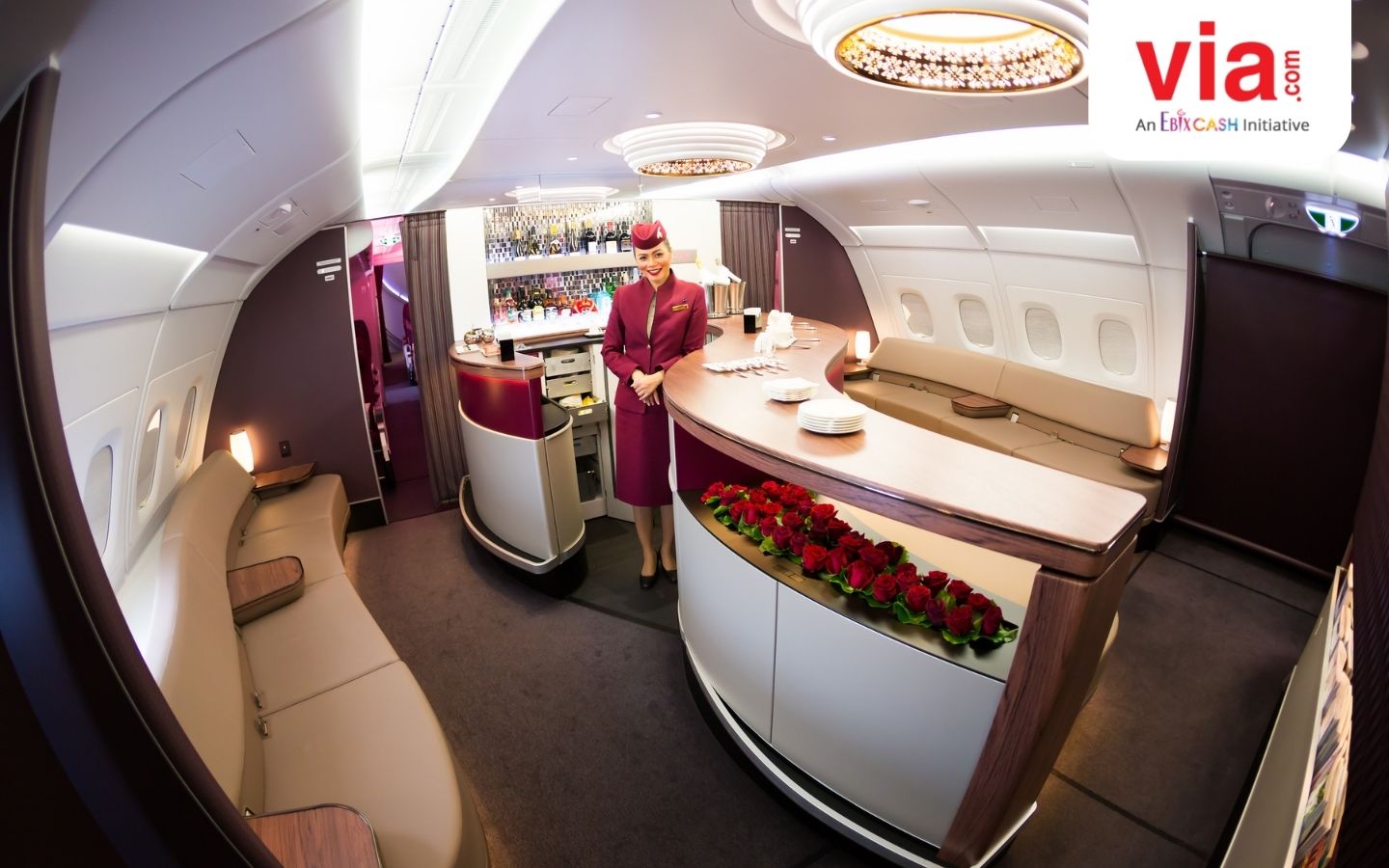 Patut Direkomendasikan, Lihat Kemegahan Business Class dan Premium Lounge Qatar Airways