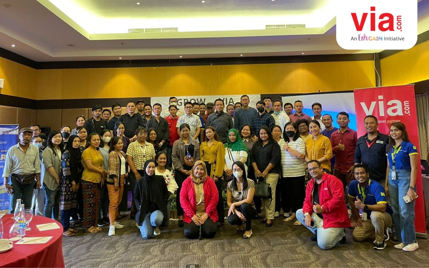 Bersama TransNusa, Grow with Via.com Kembali Hadir di Yogyakarta dan Bali