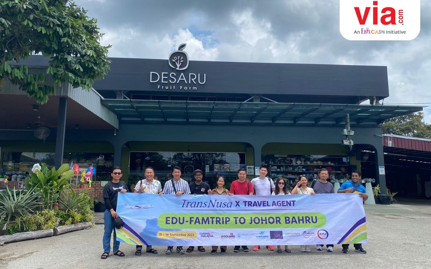 Fam-Trip Seru Bersama TransNusa: Menjelajahi Keindahan Johor Bahru