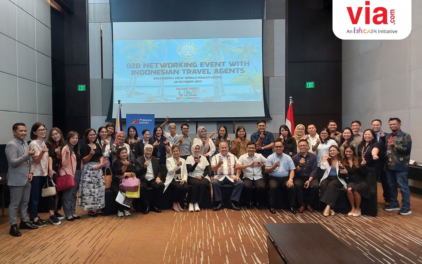 Menjelajahi Peluang: Via.com Hadiri “B2B Networking with Indonesian Trade Agents” bersama Philippine Airlines