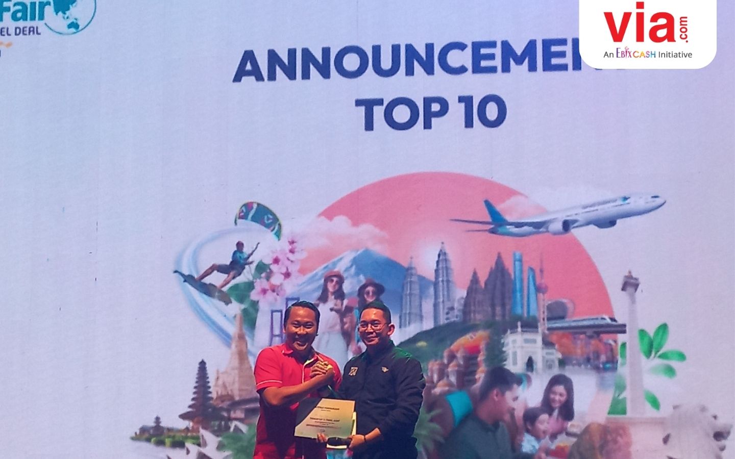 Kesuksesan VIA.com Indonesia dalam Garuda Indonesia Travel Fair 2023