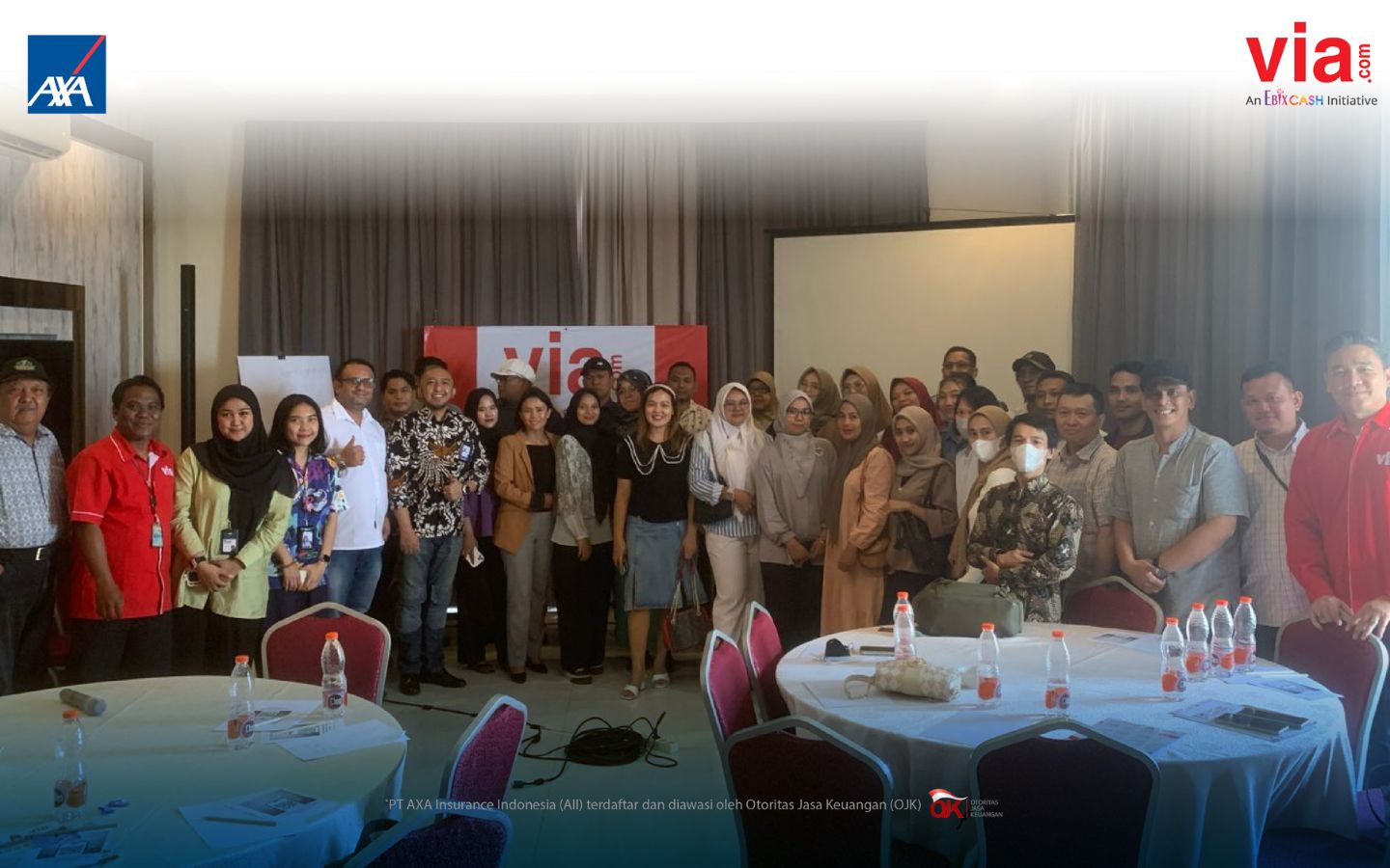 Telah Berlangsung: Gathering Seru GROW with Via.com Indonesia dan AXA Insurance Indonesia di Medan!