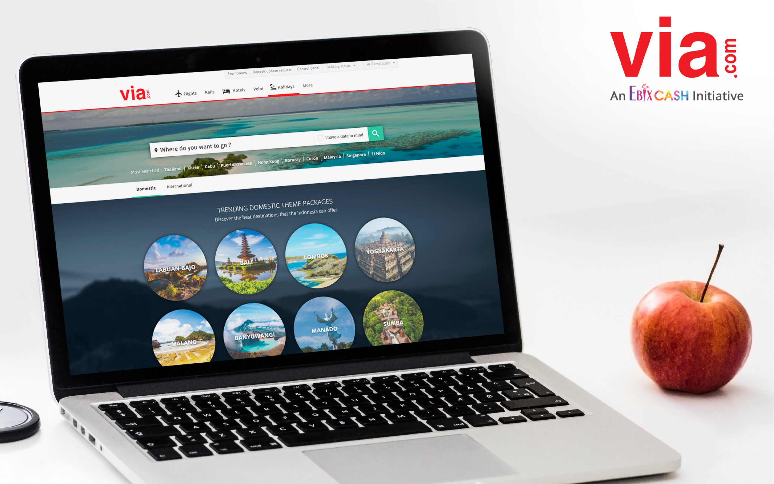 Cara Mengakses Itinerary Paket Tur Liburan di Portal Via.com Indonesia